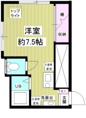 東高円寺駅 徒歩7分 1階の物件間取画像